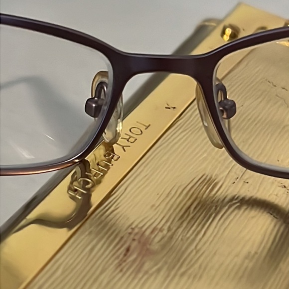 Tory Burch TY 1001 eyeglass frames plum with case - Picture 3 of 9